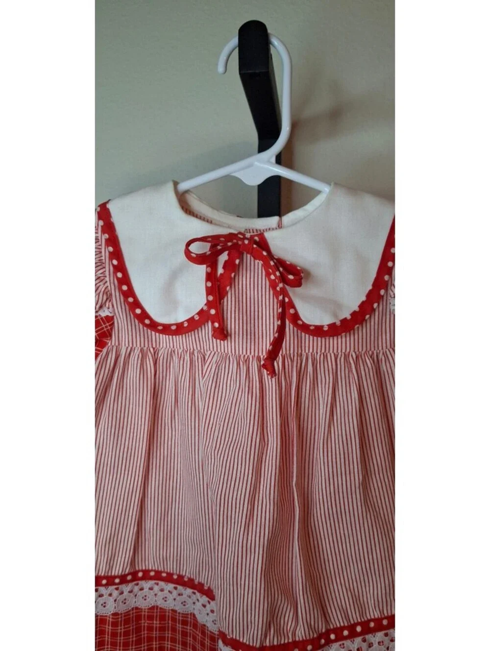 Vintage Sears Girls Frilly Dress 20-25 lbs